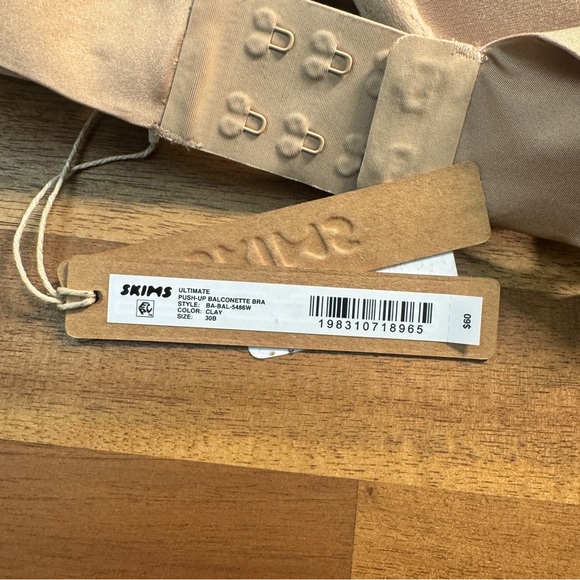 Skims 30B Ultimate Push Up Balconette Clay Tan Bra - Picture 2 of 7
